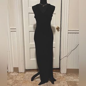 Black Strappy Evening Dress